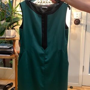 Emerald green cocktail dress